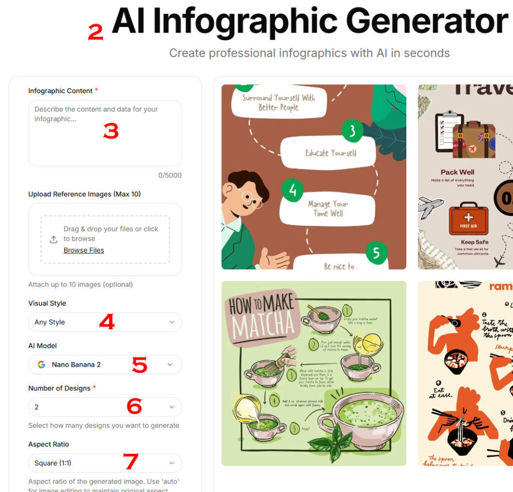 Generador de infografías con la IA
